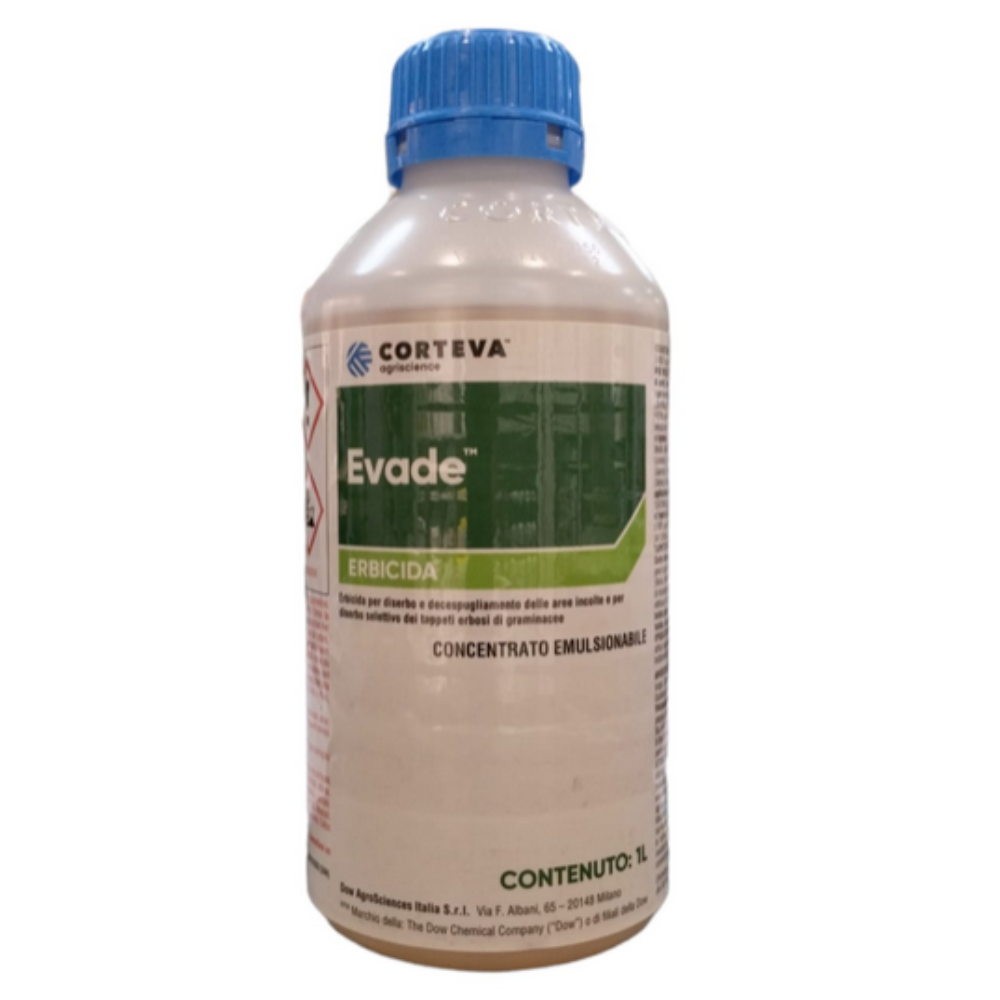 herbicide selectif gazon Dow EVADE Herbicide sélectif pour arbustes à gazon 1 lt – Linea Verde  Giardino