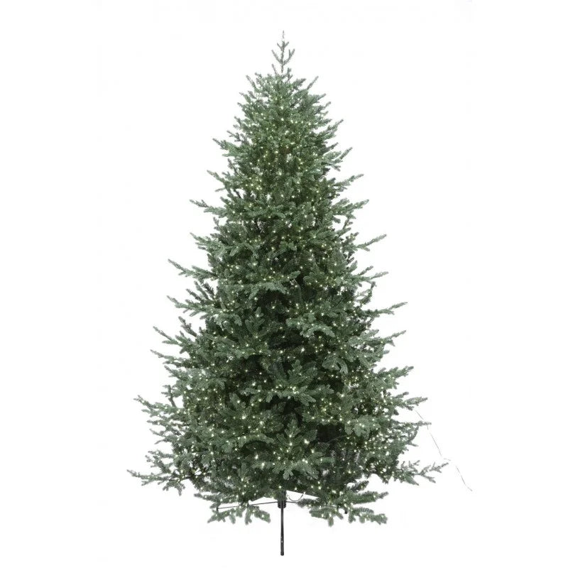 künstlicher benjamin Künstlicher Weihnachtsbaum Benjamin mit integrierten LEDs 240 realisti –  Linea Verde Giardino