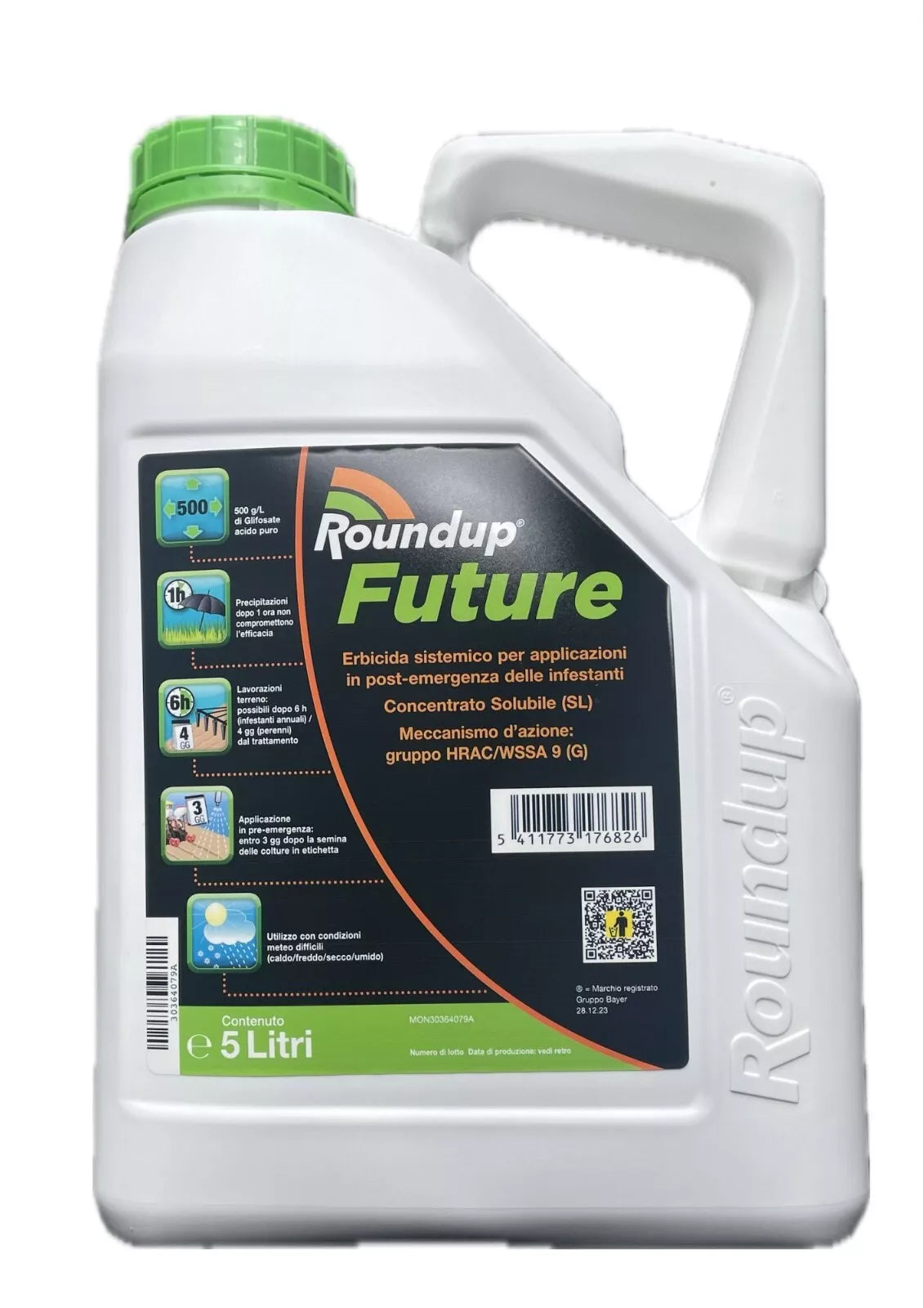 ROUNDUP PLATINUM FUTURE Total Glyphosat Unkrautvernichter 5 L