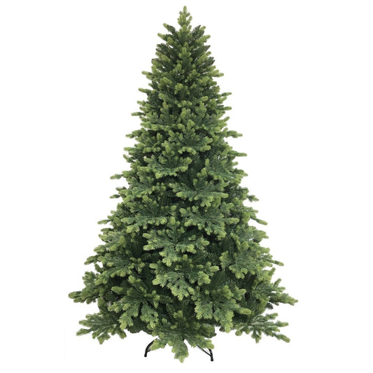 Cansiglio, albero di Natale artificiale con foglie che sfumano dal verde scuro al verde chiaro