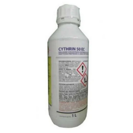 Insetticida Cythrin 1 L – Contro Afidi, Tripidi, Lepidotteri e Altri Insetti Nocivi (Cythrin 50 EC)