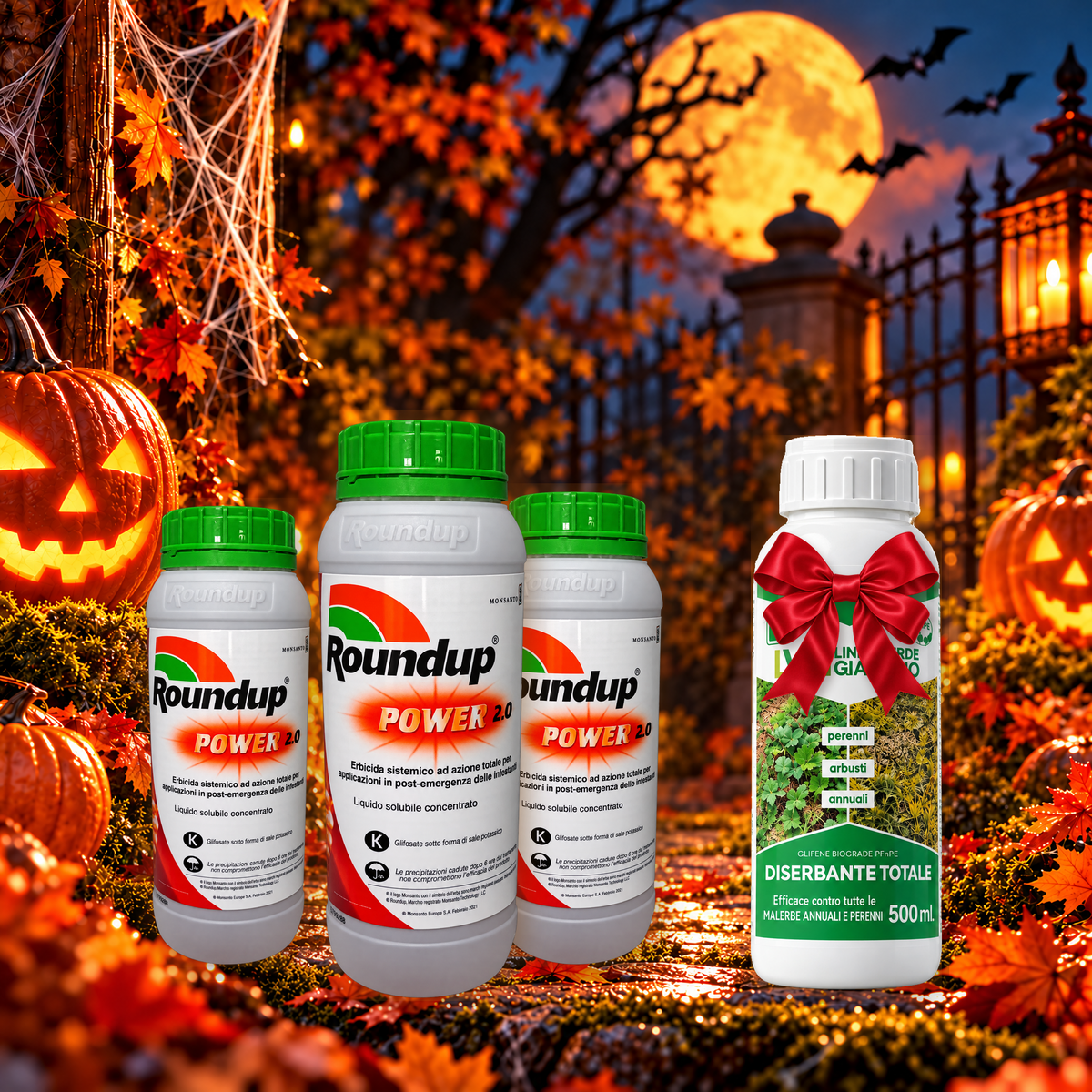 Roundup 360 Power 2.0 1 L – Kit 3 flaconi + 1 LVG Glifene Biograde PFnPE 500 ml in omaggio