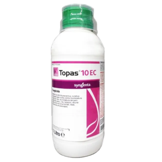 Flacone Topas 10 EC 1 L Syngenta, fungicida sistemico per uso agricolo professionale