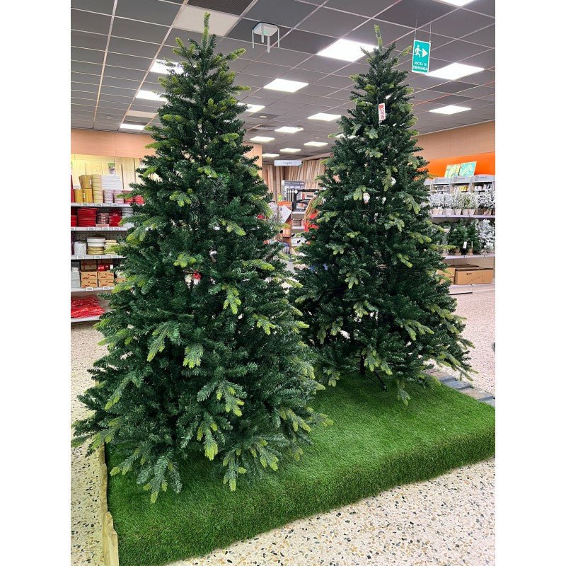 Abete artificiale Aspromonte LVG Design, chioma conica verde smeraldo folta e senza decorazioni – foto 7