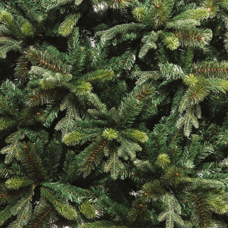Sila, albero di Natale artificiale molto folto in stile americano con chioma verde piena – foto 2