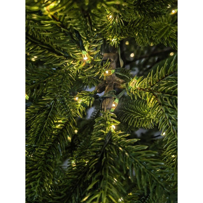 Jasper alto 225 cm acceso, i mini LED caldi brillano tra le punte verdi fitte – foto 3