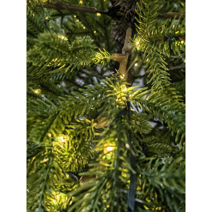 Jasper alto 225 cm acceso, i mini LED caldi brillano tra le punte verdi fitte – foto 2