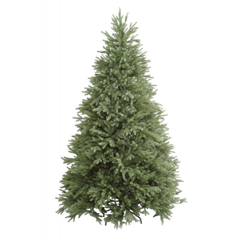 Albero di Natale artificiale Paneveggio con aghi tridimensionali in PE Real Touch, verde e molto folto