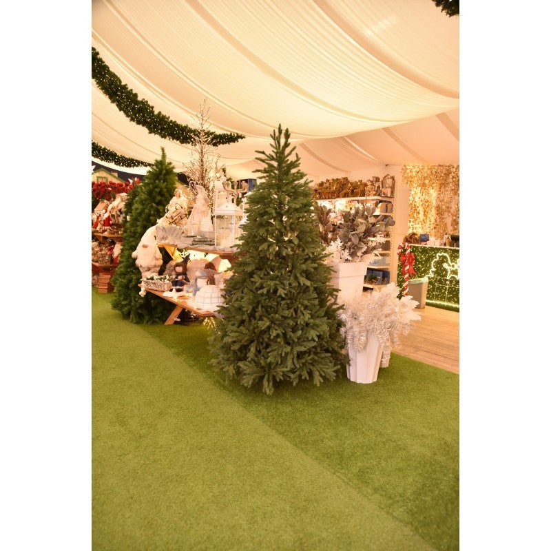 Albero di Natale artificiale Paneveggio con aghi tridimensionali in PE Real Touch, verde e molto folto – foto 5