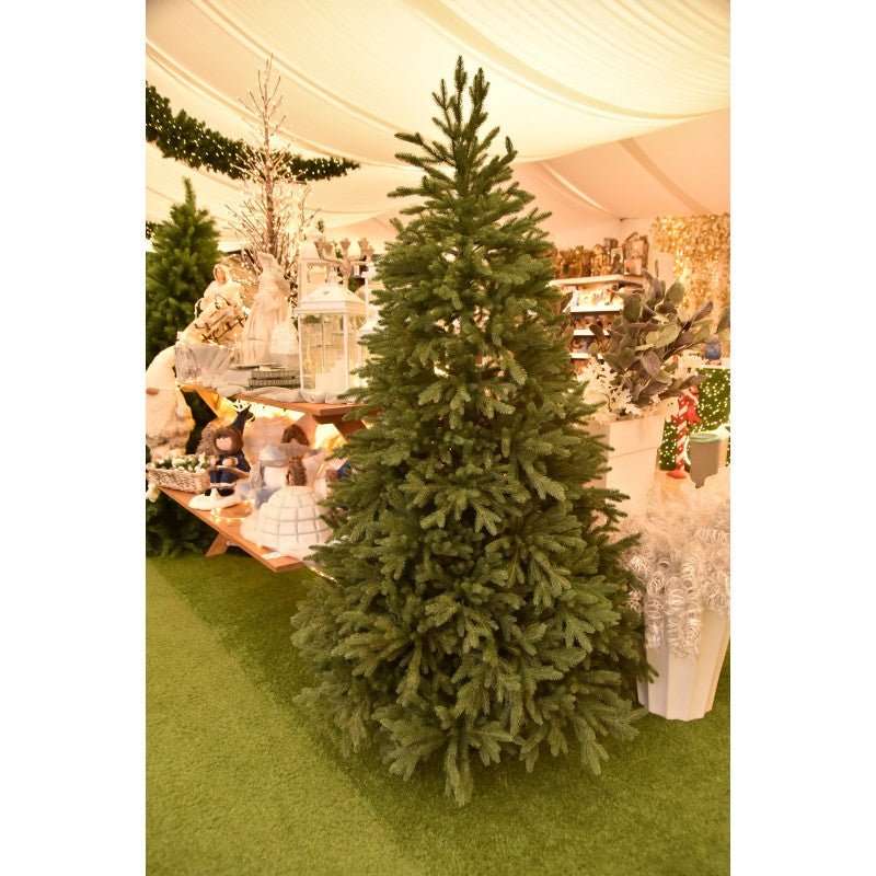 Albero di Natale artificiale Paneveggio con aghi tridimensionali in PE Real Touch, verde e molto folto – foto 4