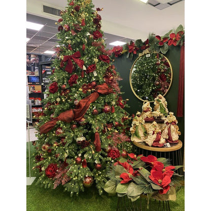 Albero Madison di Xone acceso davanti a una finestra, luce calda diffusa tra i rami – foto 9