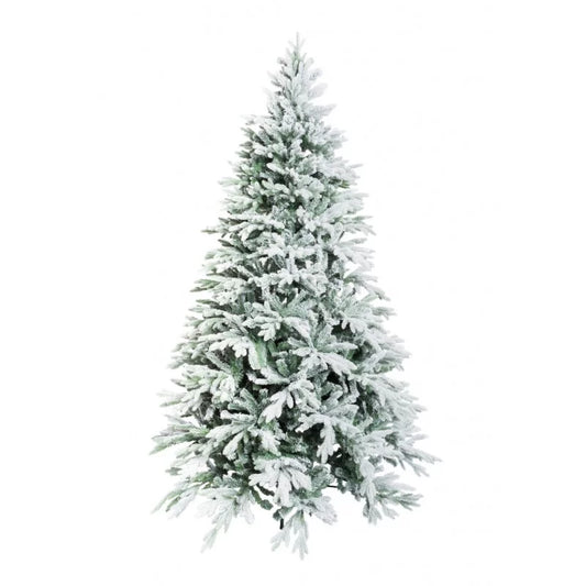 Albero di Natale artificiale Romanov, innevato e realistico in stile nordico