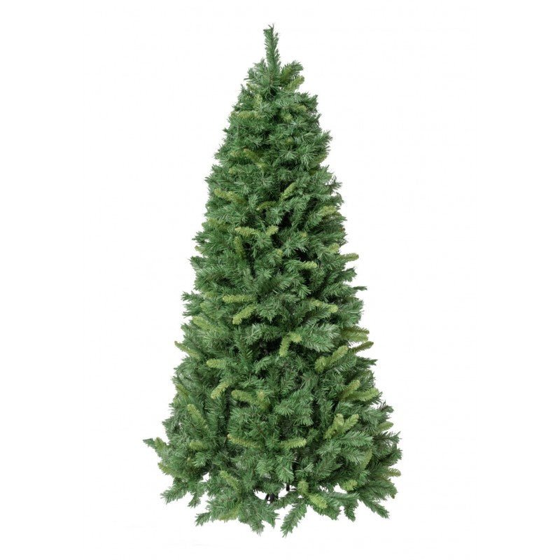 Garisenda Slim, albero di Natale stretto e folto con chioma verde naturale per spazi ridotti