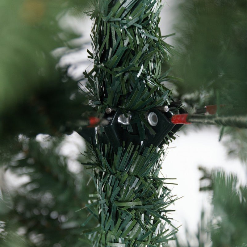 Guinigi Slim LVG Design, albero di Natale salvaspazio verde realistico con rami in PE e PVC – foto 5