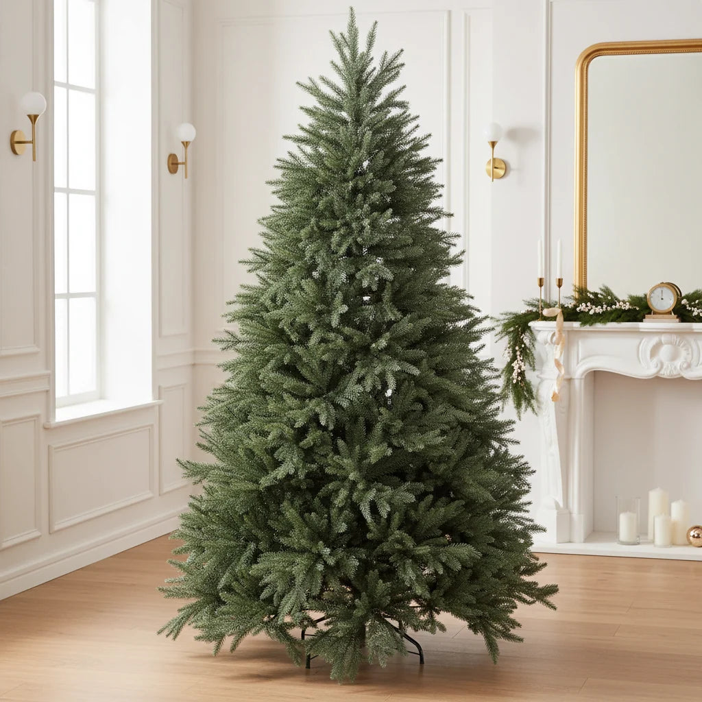 Sapin de Noël artificiel Lincoln 100 % PE, Sapin Real Touch ultra réaliste | Xone