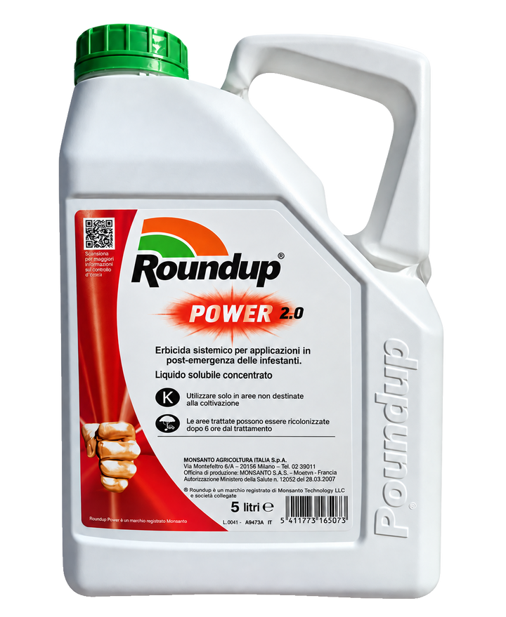 ROUNDUP 360 POWER 2.0 Glyphosat Herbizid Unkrautvernichter LT.5