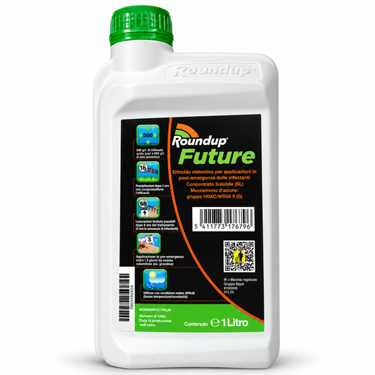Roundup Future 1 litro, erbicida sistemico per il controllo delle infestanti