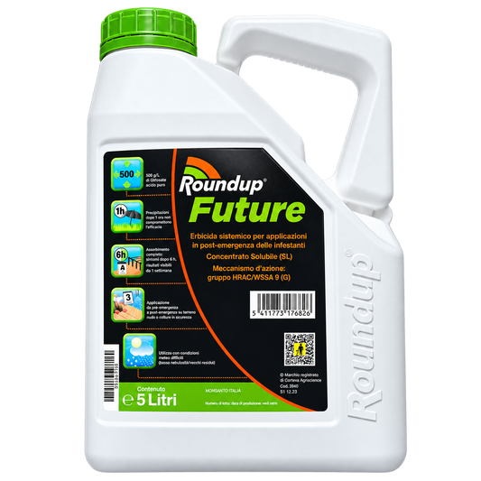 Roundup Power Future 5 L diserbante sistemico professionale